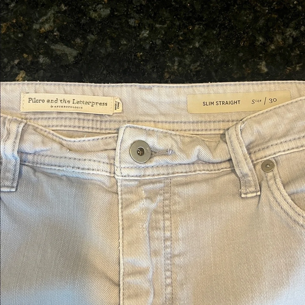 Anthropologie Pilcro Slim Straight Jeans - Sz 30